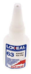 Loxeal Odourless Instant Adhesive 20ml Transparent 8-15s Curing Time Metal, Plastic And Neoprene/Nbr Surfaces