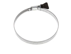 110 - 130 mm Hose Clamp with a Galvanised Steel 12 mm band With Butterfly Handle - Norma [2 Pieces]