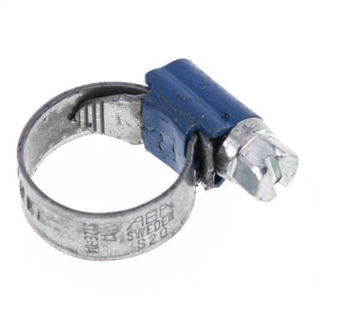 10 - 16 mm Hose Clamp with a Galvanised Steel 9 mm band - Aba [5 Pieces]