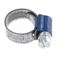10 - 16 mm Hose Clamp with a Galvanised Steel 9 mm band - Aba [5 Pieces]