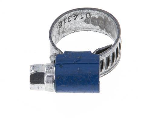 10 - 16 mm Hose Clamp with a Galvanised Steel 9 mm band - Aba [5 Pieces]