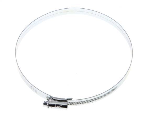 140 - 160 mm Hose Clamp with a Galvanised Steel 12 mm band - Ideal [2 Pieces]