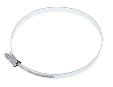 140 - 160 mm Hose Clamp with a Galvanised Steel 12 mm band - Ideal [2 Pieces]