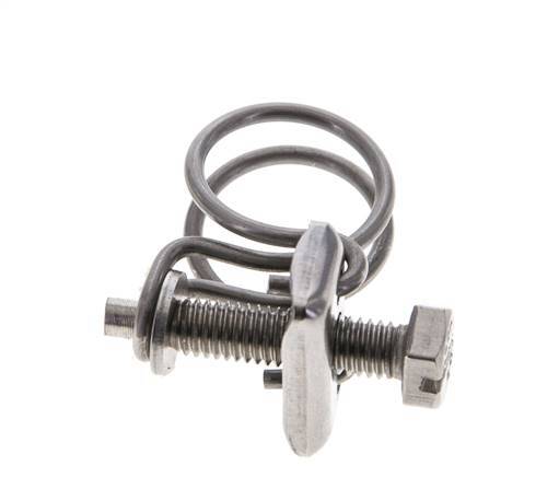 Collier de serrage 15 - 18 mm Acier galvanisé