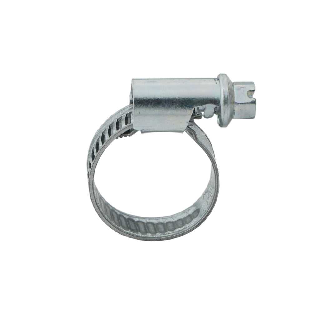 Collier de serrage 16 - 27 mm avec une bande de 9 mm en acier galvanisé - Norma [10 Pièces].