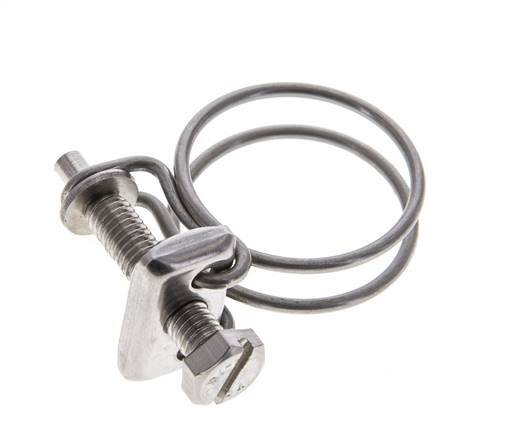 Collier de serrage 27 - 31 mm Acier galvanisé