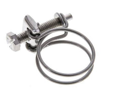 Collier de serrage 27 - 31 mm Acier galvanisé