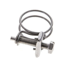 Collier de serrage 27 - 31 mm Acier galvanisé
