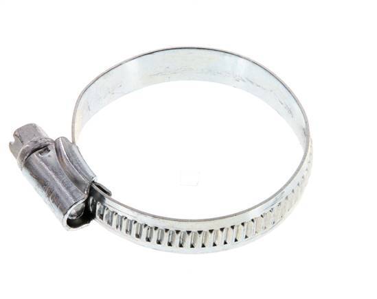 25 - 40 mm Hose Clamp with a Galvanised Steel 9 mm band - Ideal [10 Pieces]