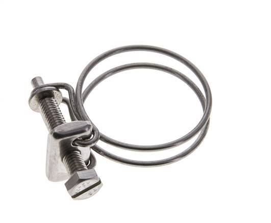 Collier de serrage 35 - 40 mm Acier galvanisé