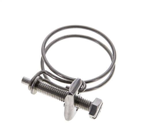 Collier de serrage 35 - 40 mm Acier galvanisé