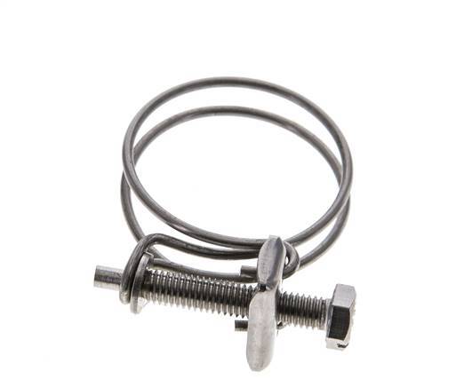 Collier de serrage 35 - 40 mm Acier galvanisé