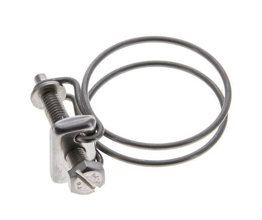 Collier de serrage 38 - 43 mm Acier galvanisé