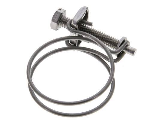 Collier de serrage 38 - 43 mm Acier galvanisé