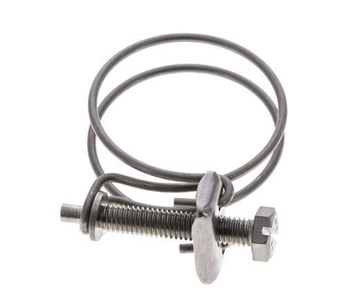 Collier de serrage 38 - 43 mm Acier galvanisé