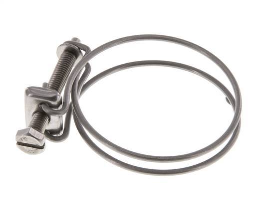 Collier de serrage 54 - 60 mm Acier galvanisé