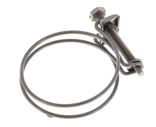 Collier de serrage 54 - 60 mm Acier galvanisé