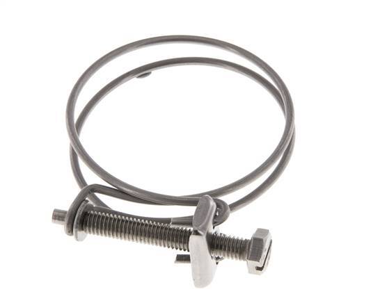 Collier de serrage 54 - 60 mm Acier galvanisé
