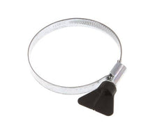 50 - 70 mm Hose Clamp with a Galvanised Steel 9 mm band With Butterfly Handle - Norma [5 Pieces]