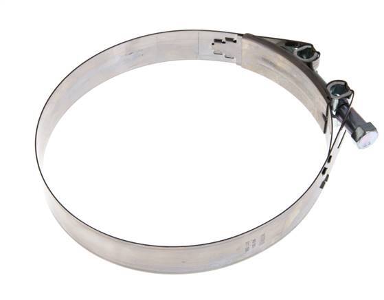 187 - 200 mm collier de serrage avec une bande de 30 mm en acier inoxydable 430 - Norma