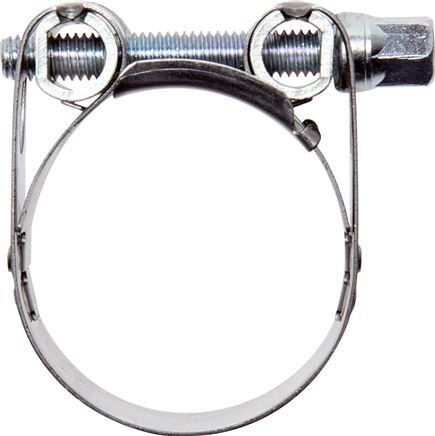 112 - 121 mm Hose Clamp with a Stainless Steel 430 25 mm band - Norma [2 Pieces]
