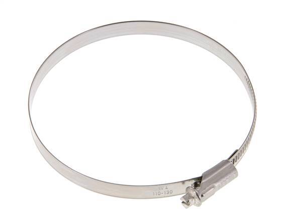 110 - 130 mm Hose Clamp with a Stainless Steel 304 12 mm band - Norma [2 Pieces]