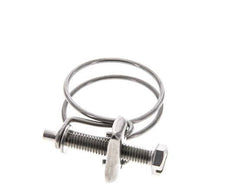 Collier de serrage 33 - 37 mm Acier inoxydable 304