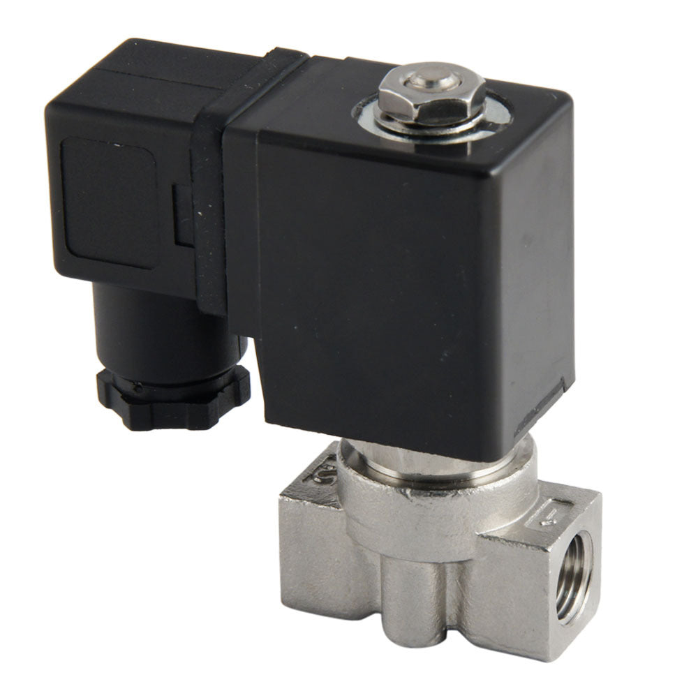 Solenoid Valve ST-DA 1/4'' stainless steel FKM 0-13bar 380V AC