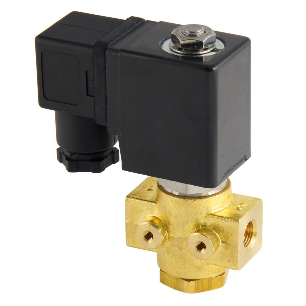 Electrovanne ST-DB 1/8'' NO laiton EPDM 0-12bar 230V AC