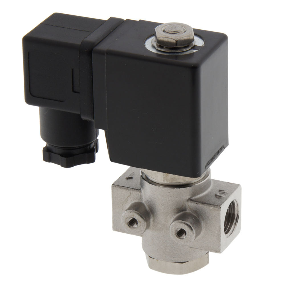 Electrovanne ST-DB 1/4'' NO acier inoxydable EPDM 0-12bar 24V DC