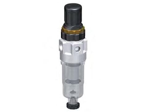 Filter-Regulator G1/4'' 350 l/min 0.5-6.0bar/7-87psi Auto Polycarbonate Standard 0