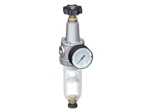 Filtre-régulateur G3/8'' 900l/min 0.5-10.0bar/7-145psi Cage de protection Standard 1