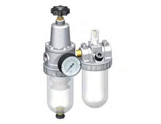 FRL 2-Part G1/2'' 800 l/min 0.5-10.0bar/7-145psi Auto Polycarbonate Standard 2