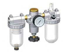 FRL 3-Part G3/8'' 1400 l/min 0.5-10.0bar/7-145psi Semi-Auto Protective Cage Polycarbonate Standard 2