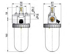 Lubrificateur G1'' Cage de Protection en Polycarbonate Standard 3