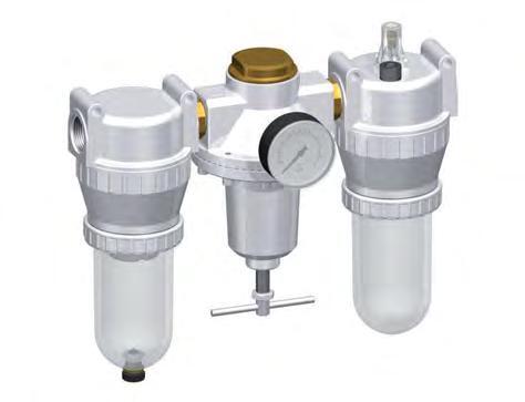 FRL G1'' 4900l/min 0.5-10.0bar/7-145psi Standard 5