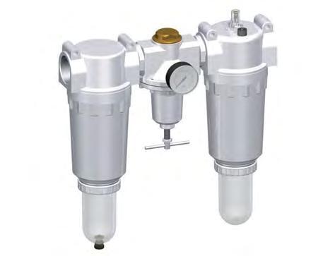 FRL 3-Part G2'' 18500 l/min 0.5-10.0bar/7-145psi Auto Metal Standard 8