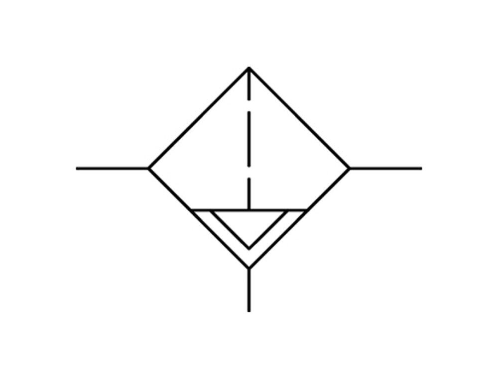 Filtre 40microns G1 1/4'' 12500l/min Semi-Auto Métal Standard 5