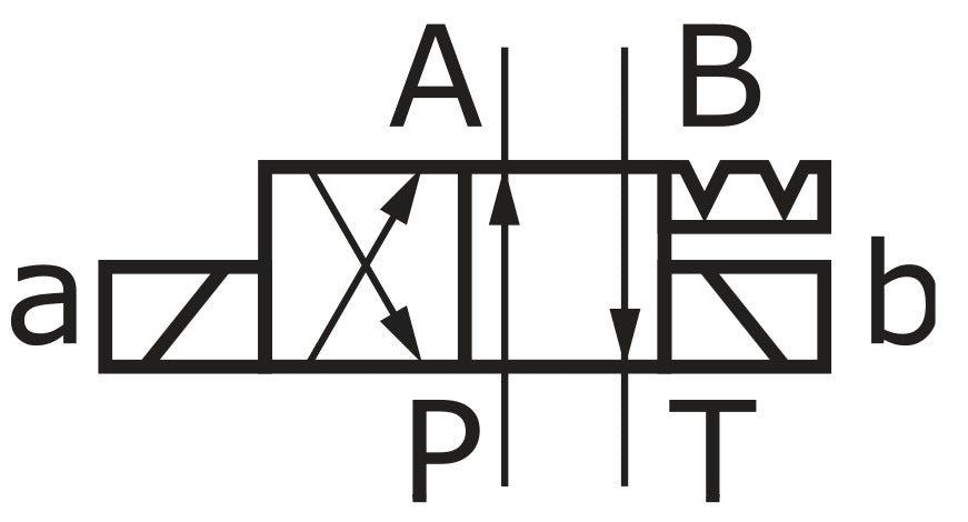 Électrovanne hydraulique 4/2 voies NG6 (D03) 24V DC - Argo Hytos RPE3-062J15