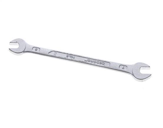 Clé à fourche double 6x7mm Gedore