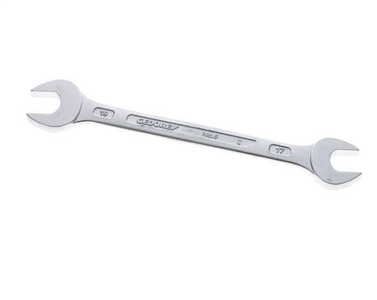 Clé à fourche double 17x19mm Gedore