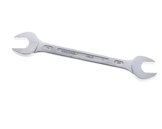 Clé à fourche double 25x28mm Gedore
