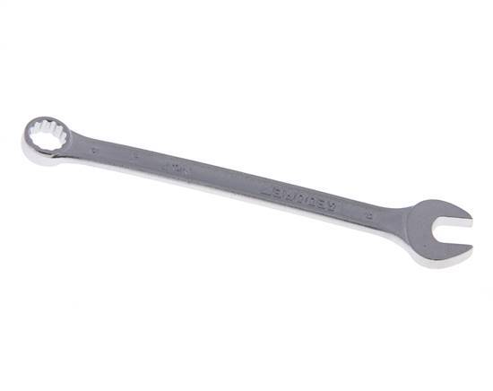 Clé à fourche Gedore de 9 mm avec embout coudé de 15 degrés