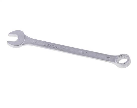 12mm Gedore Open End Wrench With 15 Degrees Angled Box End