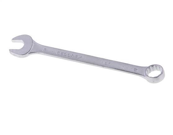 Clé à fourche Gedore de 18 mm avec extrémité coudée à 15°