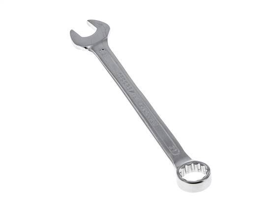 Clé plate rouge Gedore 21 mm avec extrémité coudée à 15 degrés