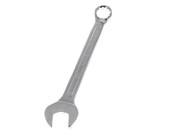 Clé à fourche rouge 24 mm Gedore avec extrémité coudée à 15°