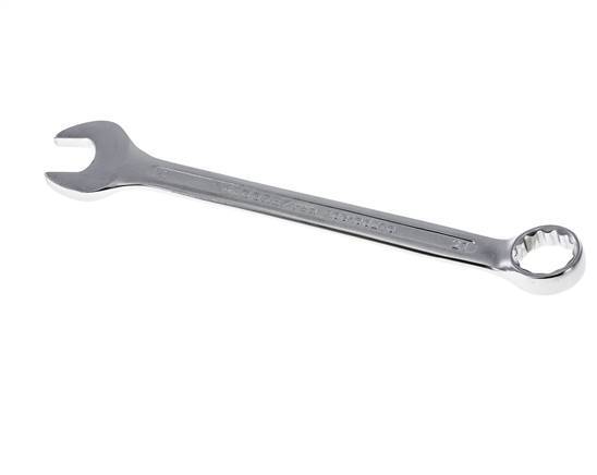 Clé à fourche rouge de 27 mm de Gedore avec extrémité coudée de 15 degrés