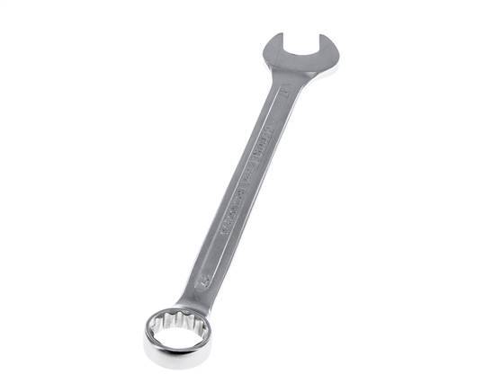 Clé à fourche rouge de 27 mm de Gedore avec extrémité coudée de 15 degrés