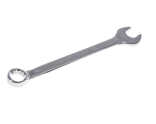 Clé à fourche rouge de 27 mm de Gedore avec extrémité coudée de 15 degrés